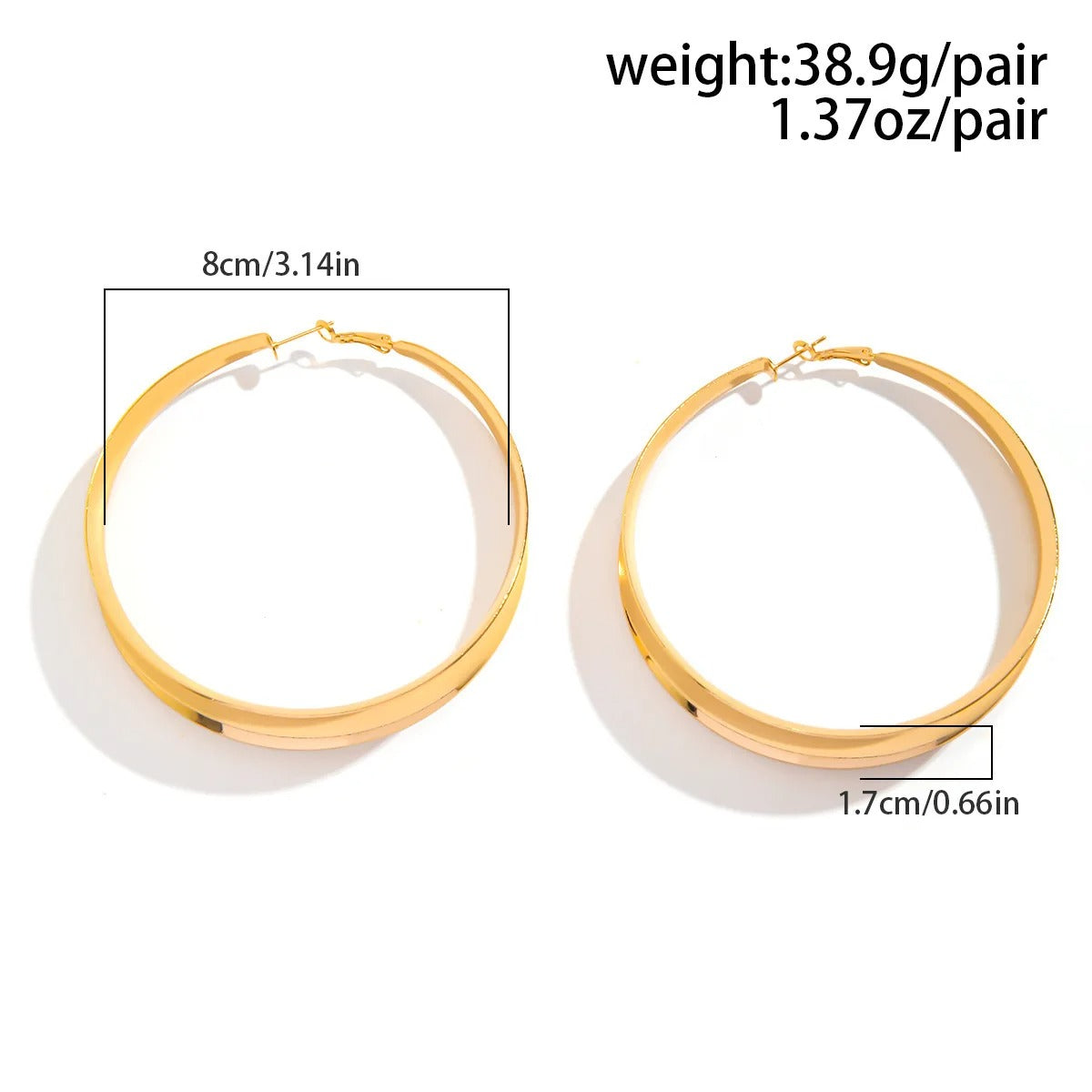 Exaggerated Big Hollow Out Round Hoop Earrings for Women Fashion Circle Shape Ear Rings Ladies Jewelry Gifts Festival ﻿